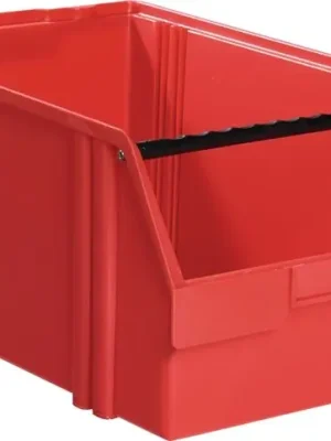Alfred Häner Sichtlagerkasten LK L500/450xB300xH230mm PS rot LA-KA-PE, Menge 8 Stk Highlight