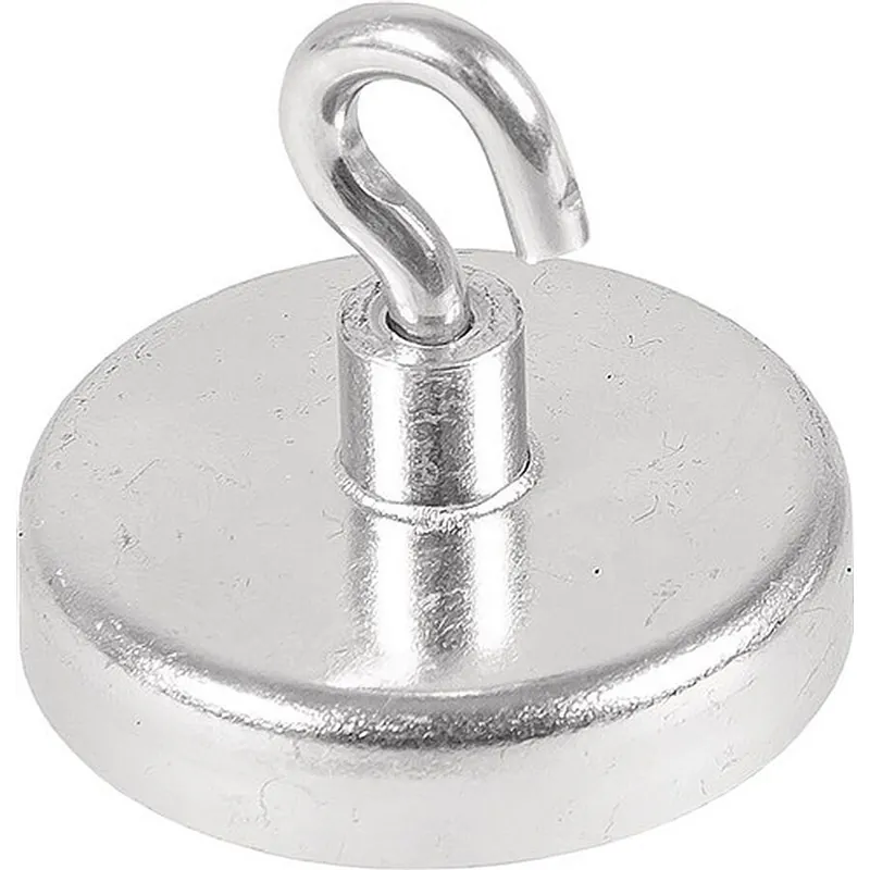 Kraftmagnet Ø36mm verzinkt. mit Hak.5St./Karton Rabatt