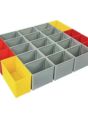 Kracherpreis BS Systems Einteilungsset I3 iB 72 B349xT265xH63mm blau/gelb/orange/rot/grün/grau