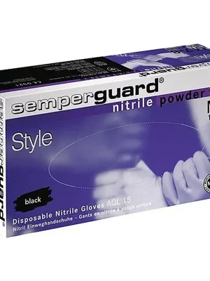 Feldtmann Einw.-Handsch.Semperguard Nitril Style Gr.L schwarz Nitril 100 St./Box Finale Aktion