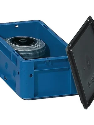 Alfred Häner Auflagedeckel L600xB400mm schwarz PP für Transportstapelkasten 4St./Karton Preiswert