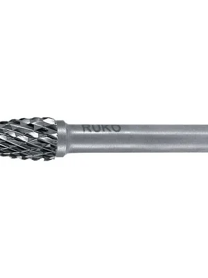 Ausverkauf Frässtift RBF Ø8mm Kopf-L.18mm Schaft-Ø6mm HM Blank Verz.KVZ 4 RUKO