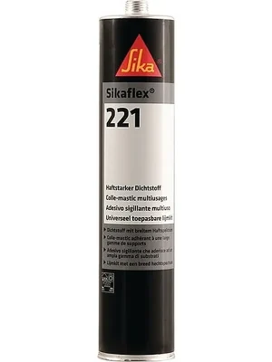 Polyurethandichtstoff Sikaflex-221 300 ml schwarz Kartusche SIKA Must-Have