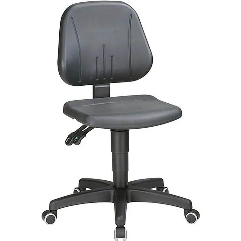 Solange Der Vorrat Reicht Interstuhl Arbeitsdrehstuhl Unitec Rollen Integralschaum schwarz 440-620mm BIMOS