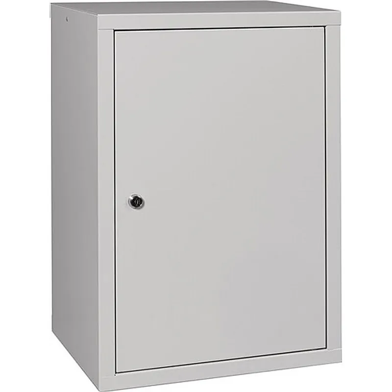 Echt Hängeschrank H600xB400xT300mm Vollblech.1 BD Stahlblech lichtgrau/lichtgrau