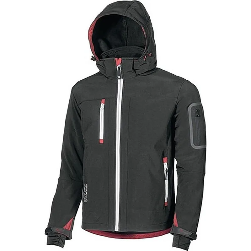 Neue Ware U-Group Softshelljacke Metropolis Gr.L schwarz/carbon U.POWER