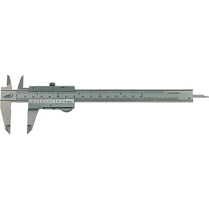 Preisknaller HELIOS-PREISSER Taschenmessschieber DIN 862 DUO-FIX 150mm Schr./Momentf.eck.H.PREISSER