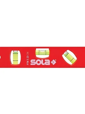 Aktuell Torpedowasserwaage PTM 5 20cm ABS Kunststoff rot 1.50 mm/m Magnet SOLA