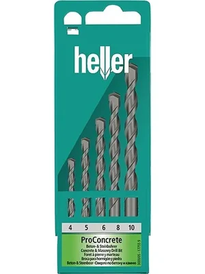 Angebot Heller Tools Beton-/Steinbohrersatz ISO5468 5-tlg. Ø4/5/6/8/10mm HELLER