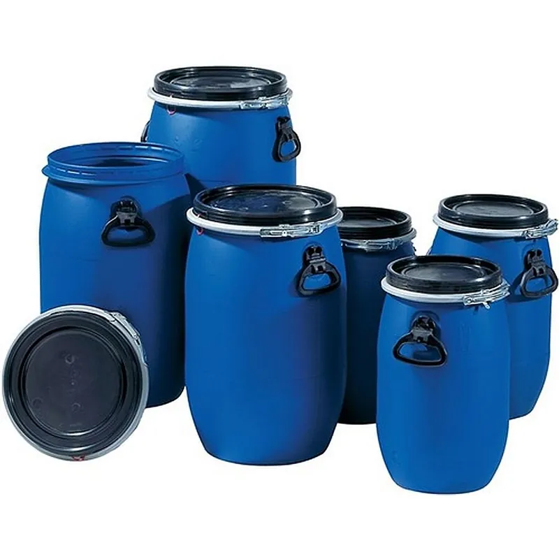 Geprüft Otto Graf Weithalsfass 120l PE blau Einfüllöffnung-Ø400mm GRAF