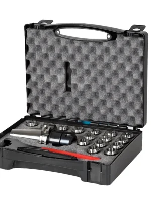 Spannzangensatz ER32 (470E) inkl. Spannzangenfutter SK40 DIN 69871 & Schlüssel im Koffer Heißes Angebot