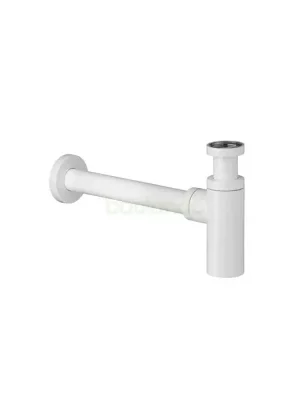 Schnäppchen Ablaufgarnitur Siphon Waschbecken, Messing matt weiß