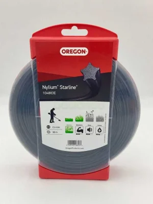 Neue Kollektion OREGON Mähfaden, Trimmerfaden - NYLIUM Starline - 2,4 mm 90 m 104883E