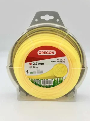 OREGON Mähfaden, Trimmerfaden Gelb Roundline - 2,7 mm x 70 m (69-382-Y) Neuheit