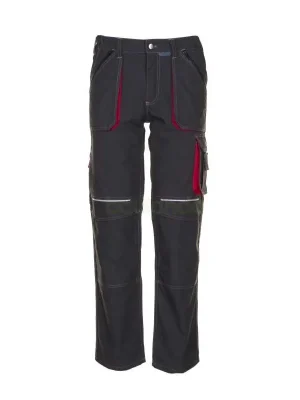 Arbeitshose Bundhose Basalt anthrazit/rot Größe 42 Versand Am Gleichen Tag