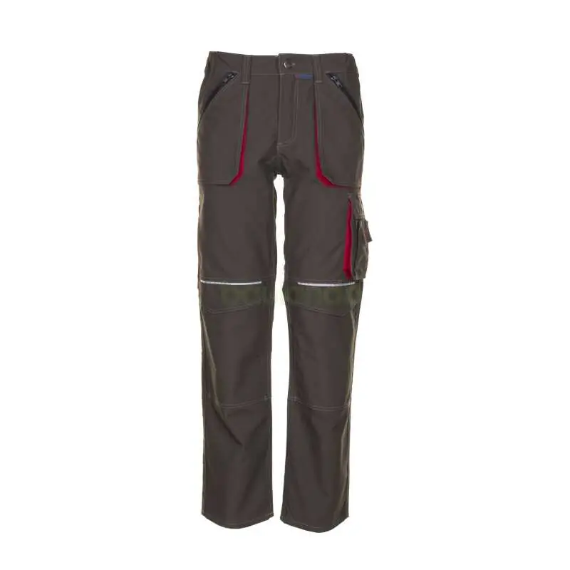 Arbeitshose Bundhose Basalt oliv/rot Größe 106 Begrenztes Angebot