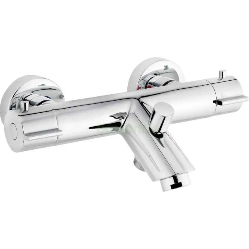 Wannenarmatur,thermostatisch-rund Zweigriff Chrom Neuheit