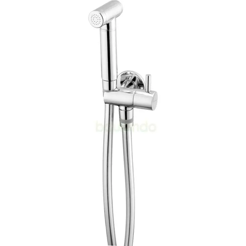 Günstig Bidet Handbrause Set mit Winkelanschluss - Handbrausehalter