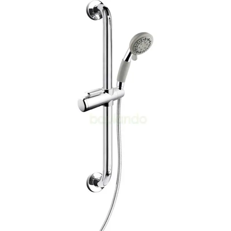 Rabatt Dusch-Sets, 3 Funktionen 2 in 1 Chrom, Grau