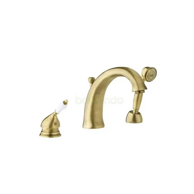 Schneller Versand Badewannenarmaturen 3-Loch Bronze Retro