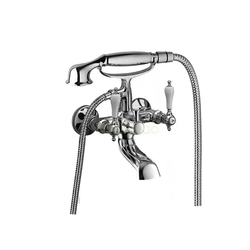 Heißes Angebot Badewannenarmaturen mit Brause Chrom