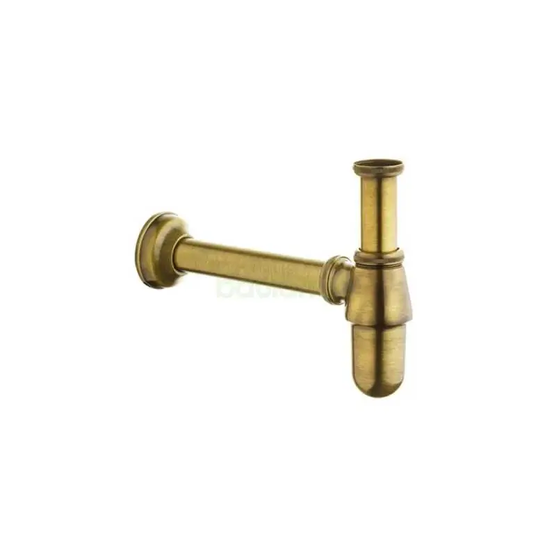 Ablaufgarnitur, Siphon Antik-Bronze Messing, verstellbare Rohre Kracherpreis