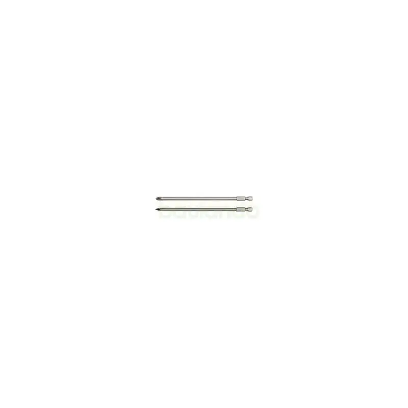 Lange Phillips-Bits PH1 & PH2 1/4" 150 mm, 2-teilig, S2-Stahl Markenware