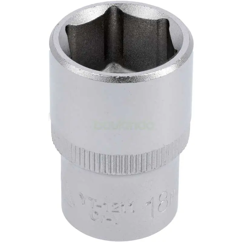 Sonderangebot Kurze 18 mm 1/2" Sechskant-Stecknuss CRV