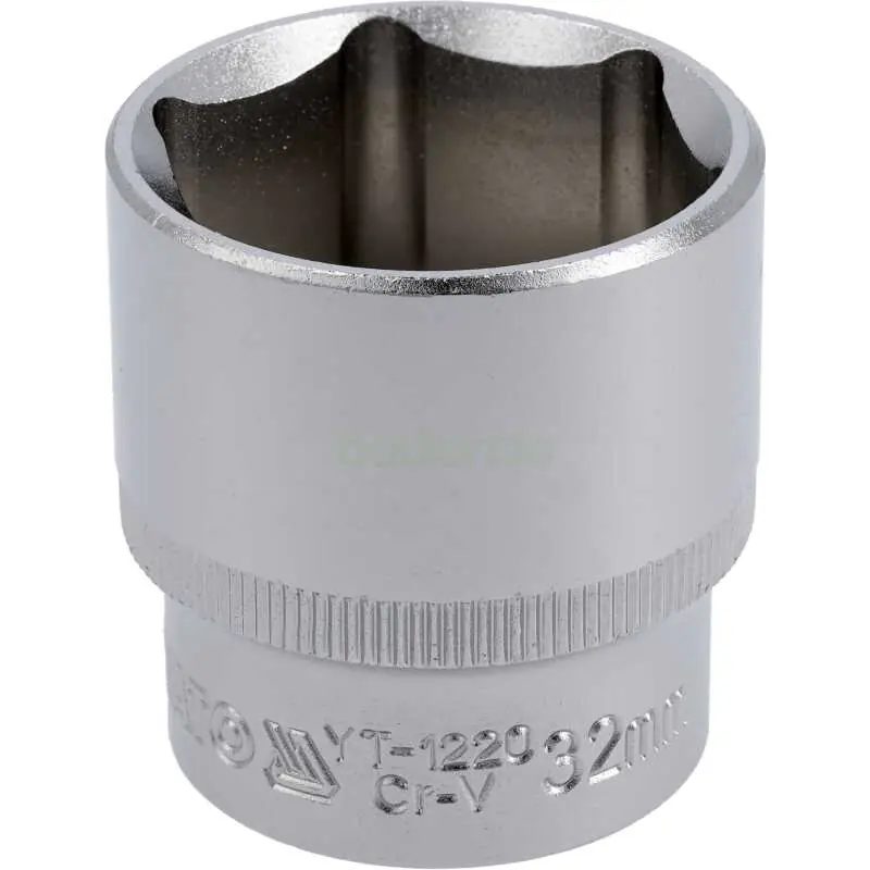 Kurze 32 mm Sechskant-Stecknuss 1/2" CrV Meistverkauft