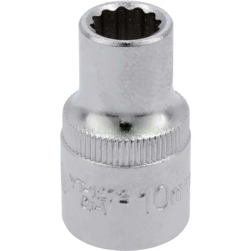 Zertifiziert Stecknuss 10 mm 1/2" 12-kant kurz