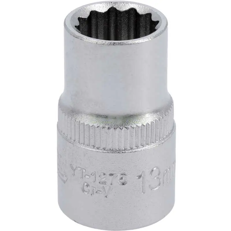 Kurze 13 mm Stecknuss 1/2" 12-kant CV Günstig