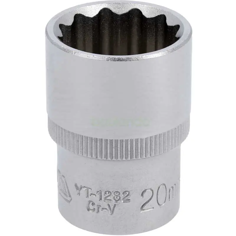 Stecknuss 20 mm 1/2" kurz, 12-kant, Chrom-Vanadium Must-Have