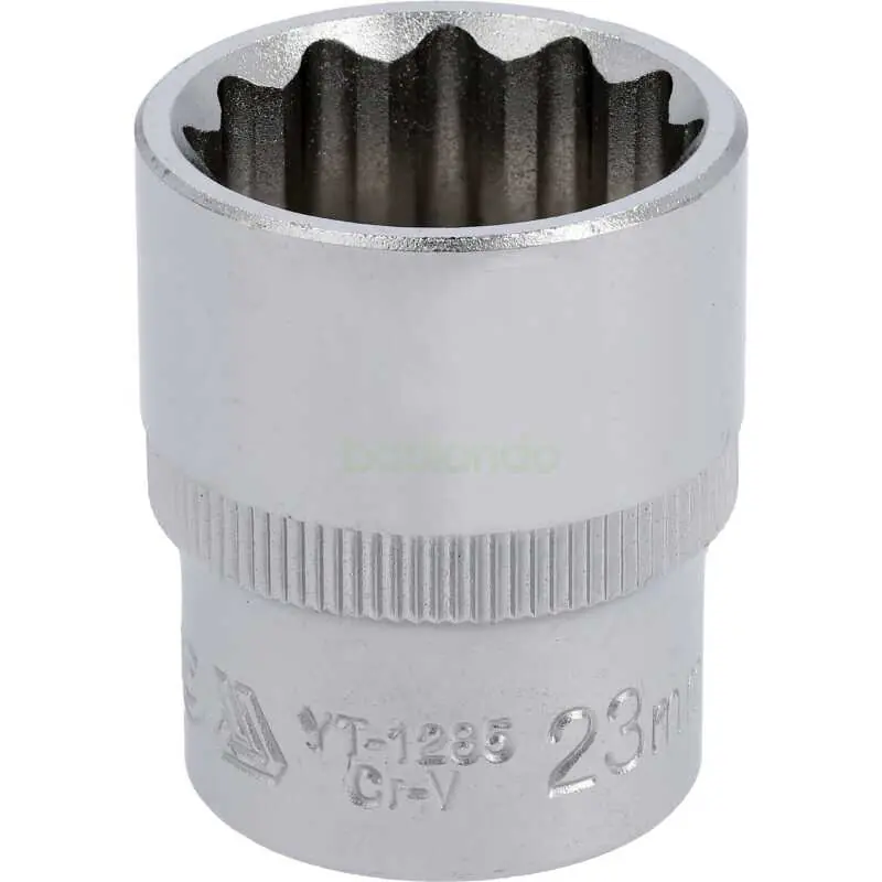 Stecknuss 23 mm 1/2" 12-kant kurz Saisonangebot
