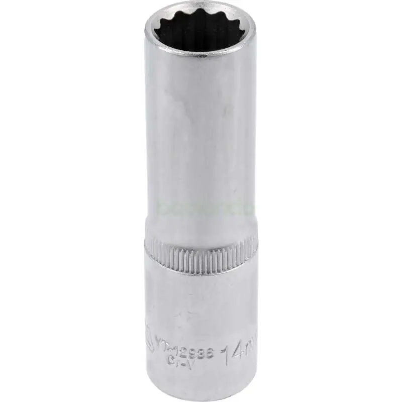 Wochenendangebot Lange 14 mm Stecknuss 1/2" 12-kant CrV