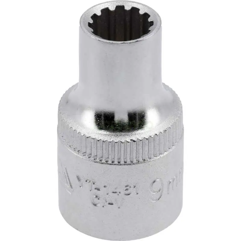 Heißes Angebot Spline-Stecknuss 1/2" 9 mm CrV