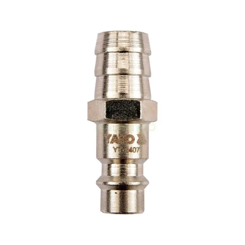 Pneumatik-Kupplung für Schlauch 1/2 Zoll, 10 mm, Stahl, vernickelt Solange Der Vorrat Reicht