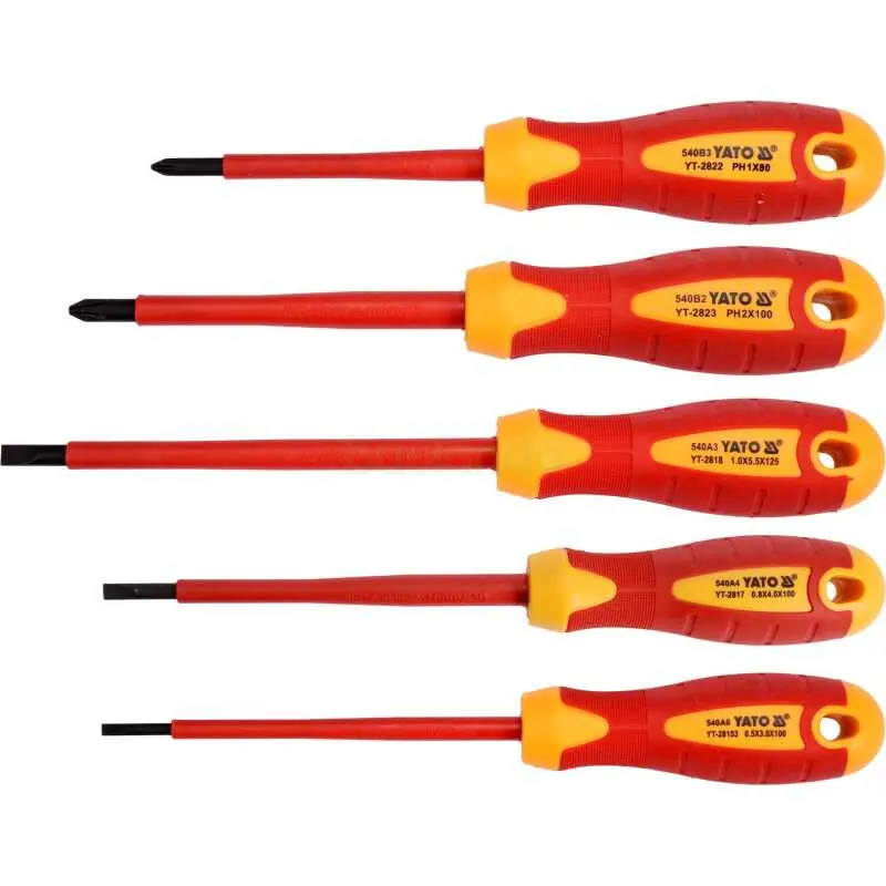Isolierter Schraubendreher Satz VDE 1000V PH+Flach 5-teilig Sonderaktion
