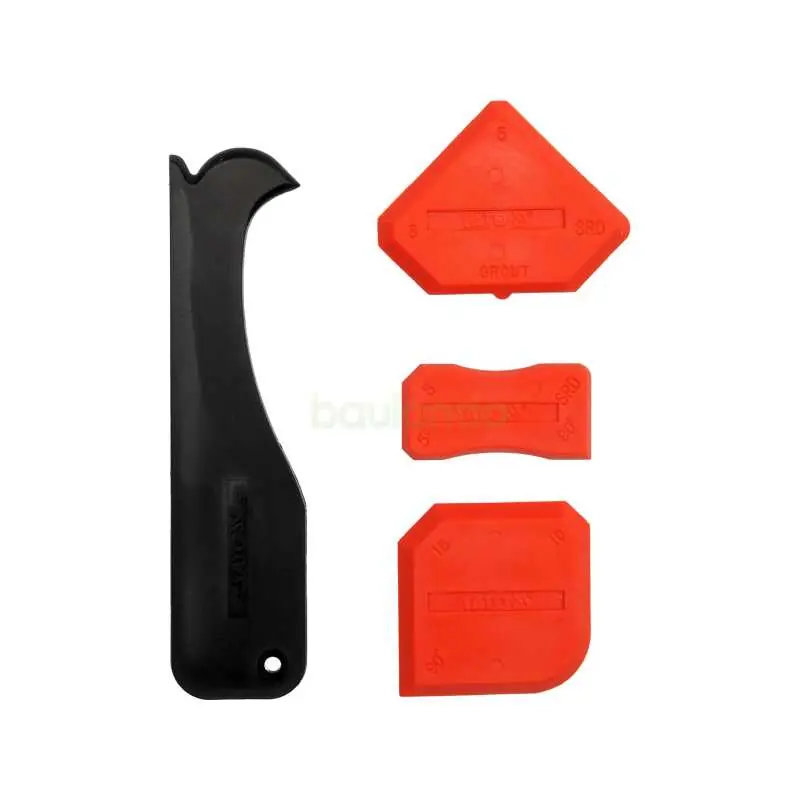 Preis Gesenkt Silikon-Fugenglätter Set 4-teilig mit Schneidemesser
