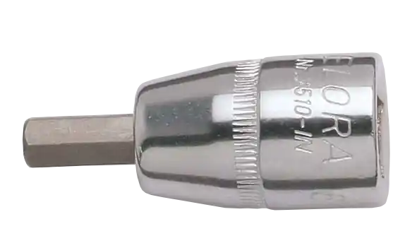 Echt Schraubendreher-Einsatz 3/8", Innensechskant, ELORA-3510-IN 10