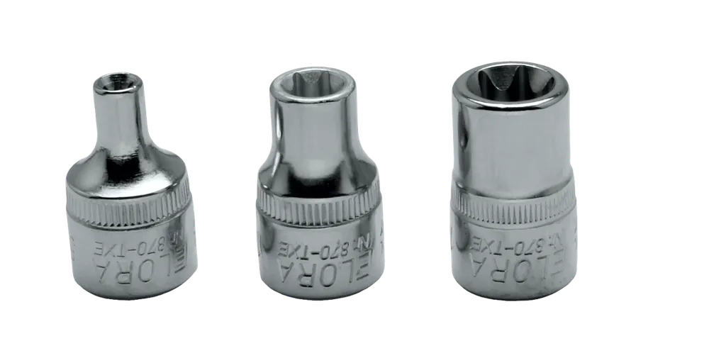 Beliebt Steckschlüssel-Einsatz 3/8", Aussen-TORX®, ELORA-870-TXE 6