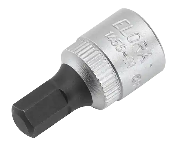 Rabatt Schraubendreher-Einsatz 1/4", Innensechskant, ELORA-1455-IN 5