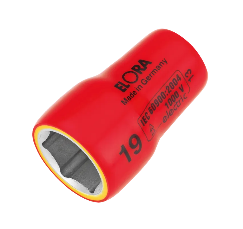 Zertifiziert VDE-Steckschlüsseleinsatz 3/8", ELORA-969-22