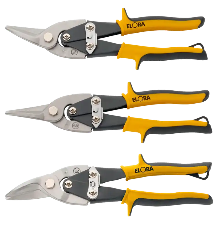 Top-Preis Figuren-Hebelblechscheren-Satz, 3-teilig, ELORA-402/1 S3